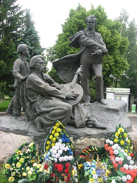 The Monument of Shevchenko, Dubno