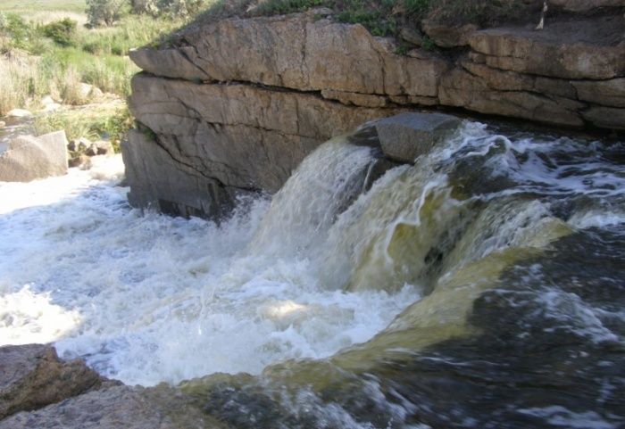 Водопад на Мокрой Московке