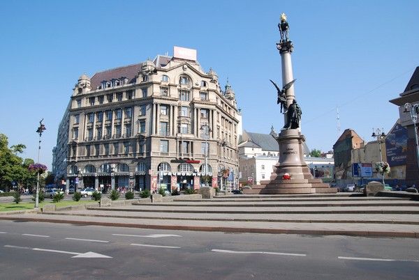 Monument to Adam Mickiewicz in Lviv