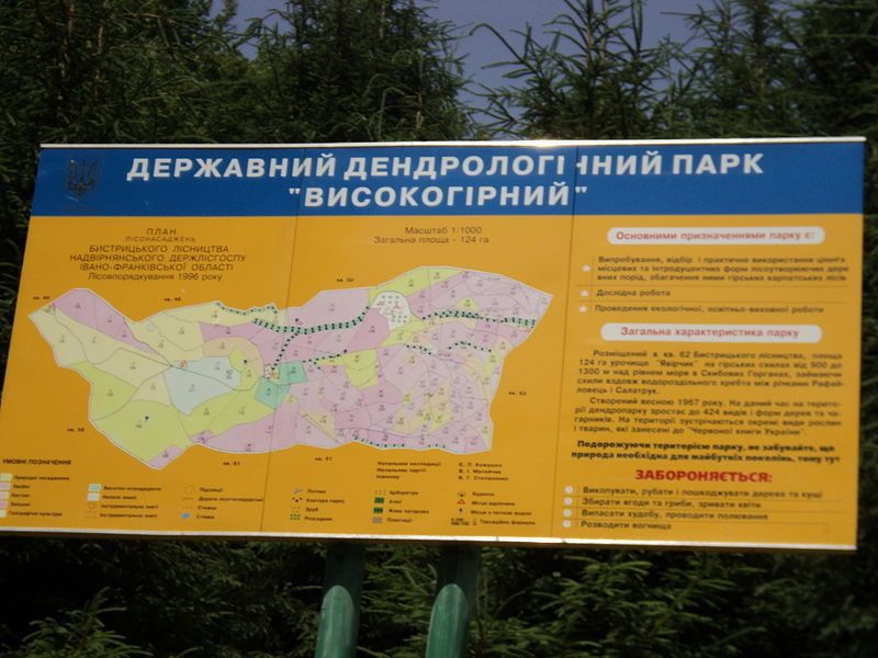 Високогірний дендропарк