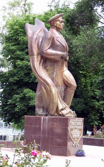 Monument to Margelov VF, Dnepropetrovsk