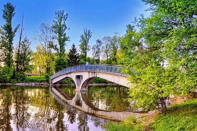 Bridge to the Island of Love, Ivano-Frankivsk