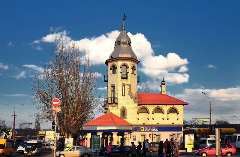  The first tram station, Nikolaev 