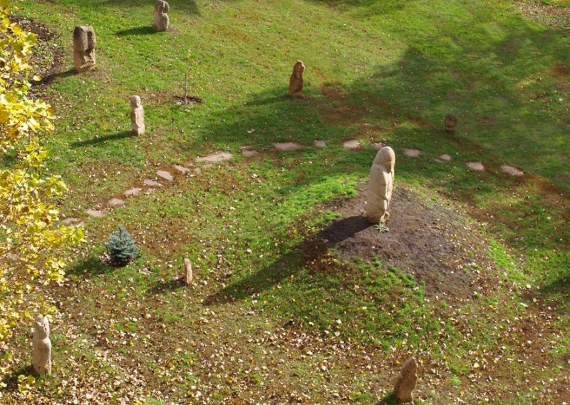 The park of stone sculptures, Lugansk