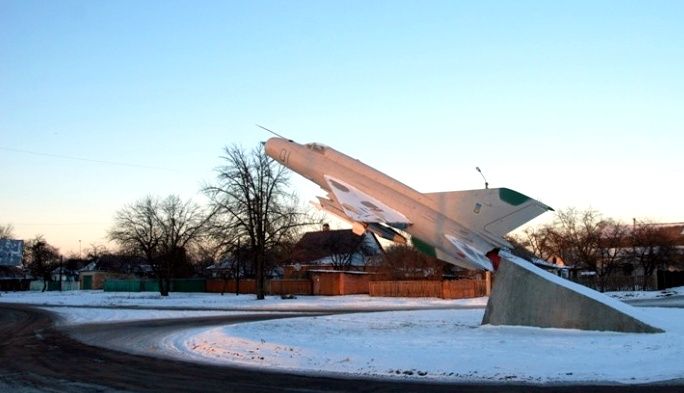Monument to MiG-21SM, Mirgorod