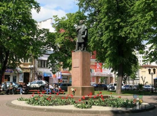 Monument to Mickiewicz, Ivano-Frankivsk