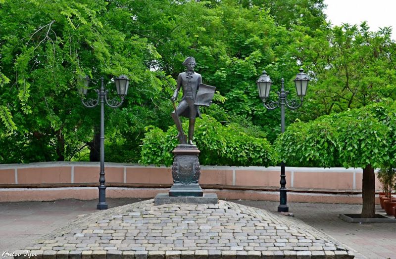 Памятник Иосифу Дерибасу в Одессе