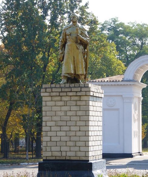 Monument to Bogdan Khmelnitsky in Yellow Waters