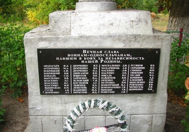  Пам'ятник воїнам ВВВ, Сміла 
