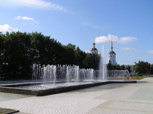 Fountain in the Alexander Square