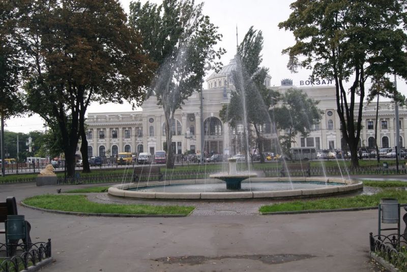 Railway station square, Odessa