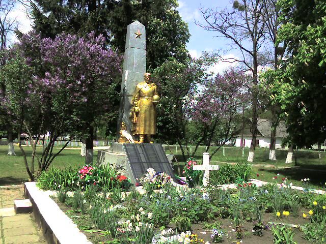 Братська могила радянських воїнів і партизанів, Плужне