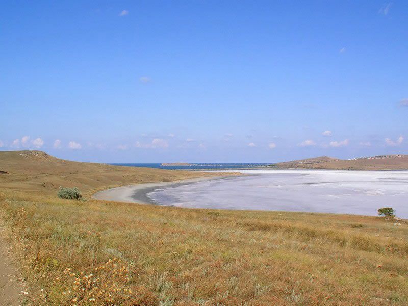 Соленое озеро Чокрак