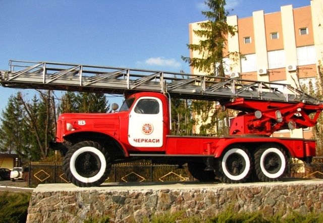The monument to the fire truck, Cherkassy