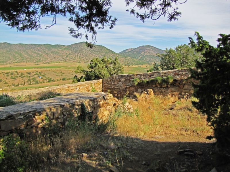 The ruins of the ancient fortress, Veseloy