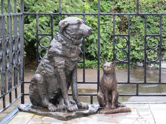 Monument to the Dog to Palma and the Cat Izauri