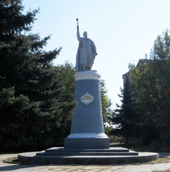 The monument to Bogdan Hme nitskomu, Melitopol 