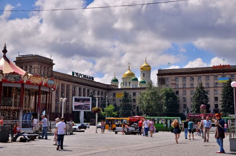 Heroes' Square Maidana, Dnepropetrovsk 