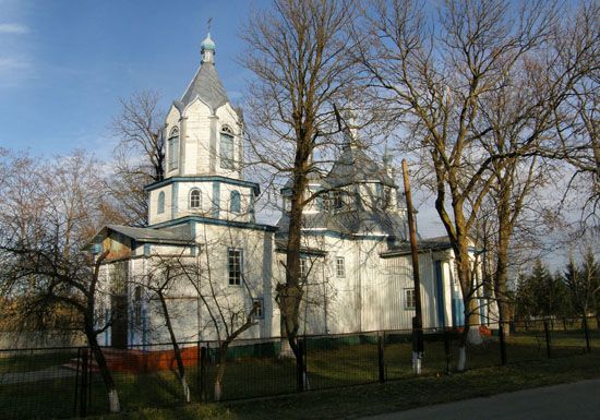 The Preobrazhenskaya church in the village of Kirovo