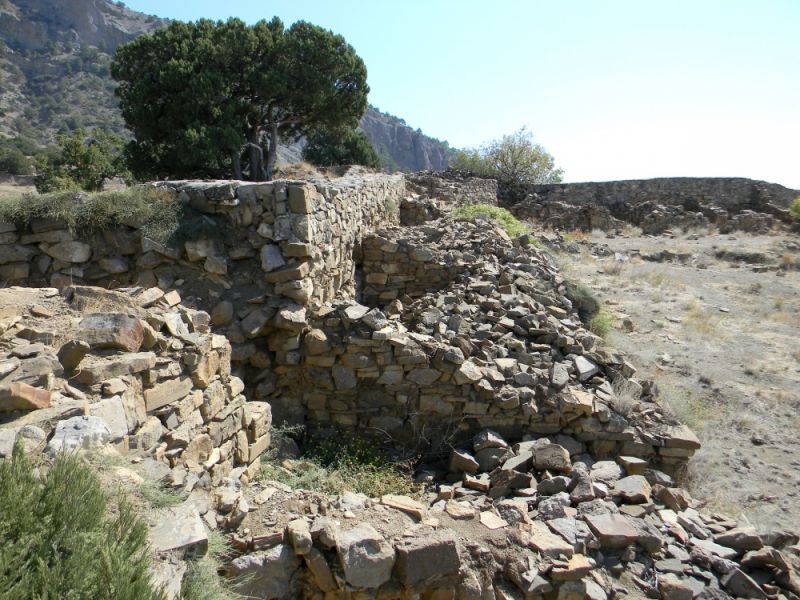 The ruins of the ancient fortress, Veseloye