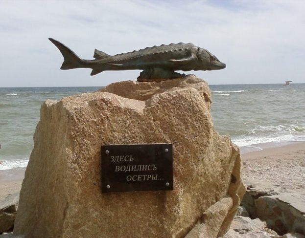 Monument to the sturgeon, Berdyansk