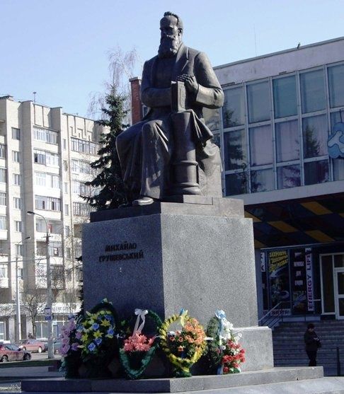 Monument to Grushevsky, Lutsk