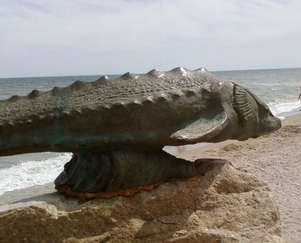 Monument to the sturgeon, Berdyansk