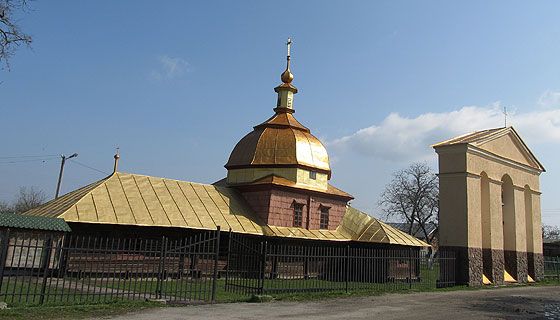 Успенська церква, Глиняни