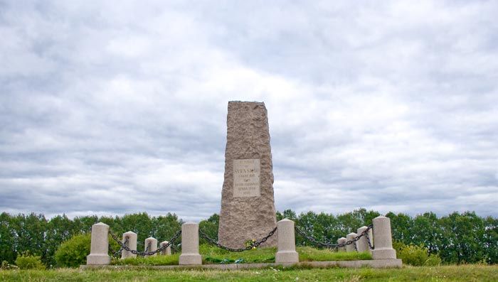 Памятник шведским воинам