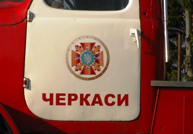  The monument to the fire truck, Cherkassy 