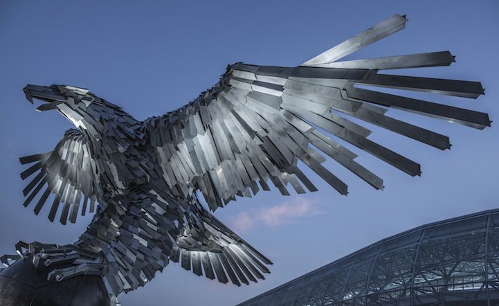 The biggest sculpture of a bird in Europe