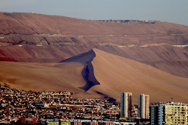 Dragon Hill is the largest city sand dune