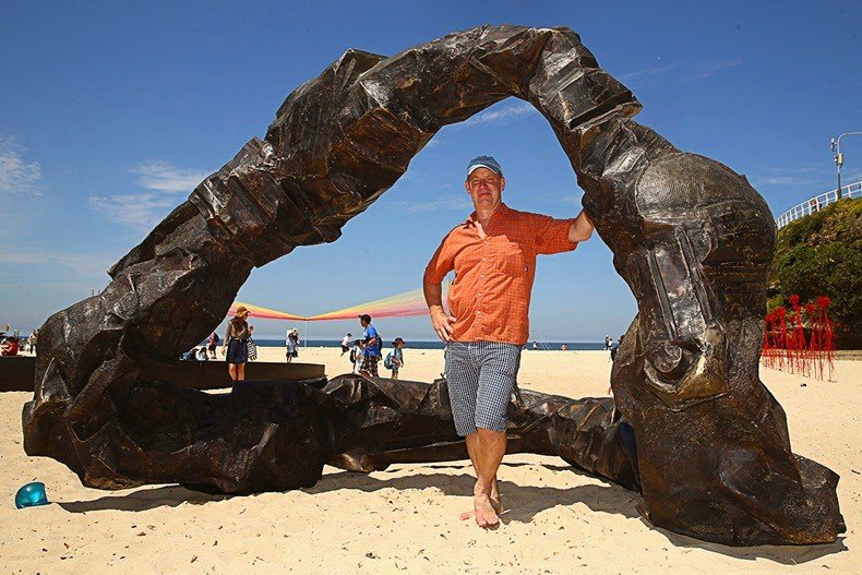 Sculptures of the Sea on the Bondi Beach