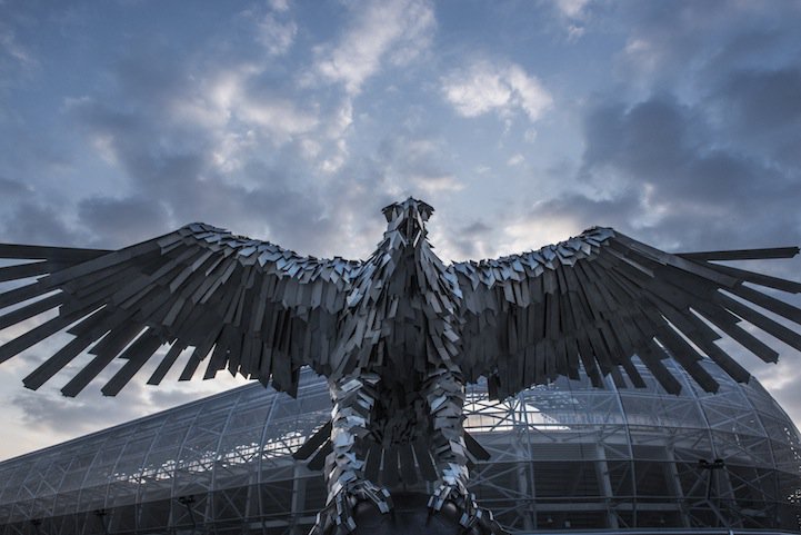 The biggest sculpture of a bird in Europe
