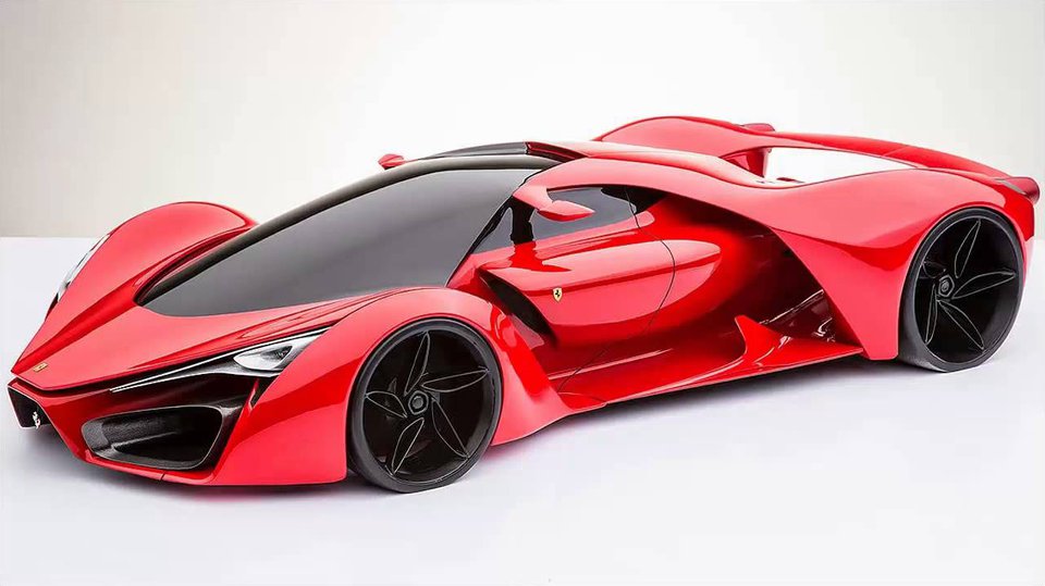 Super car Ferrari F80