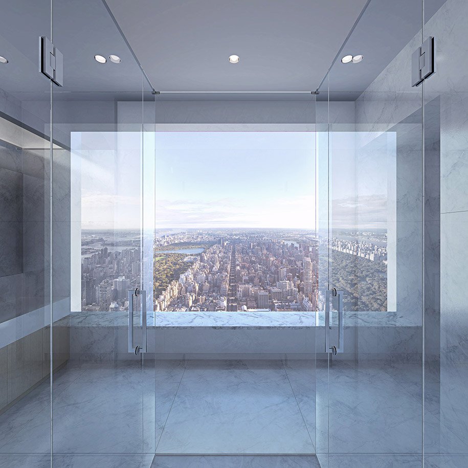 Penthouse at an altitude of 426 meters in New York