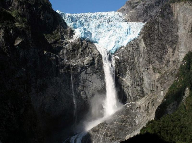 The Hanging Glacier in Chile