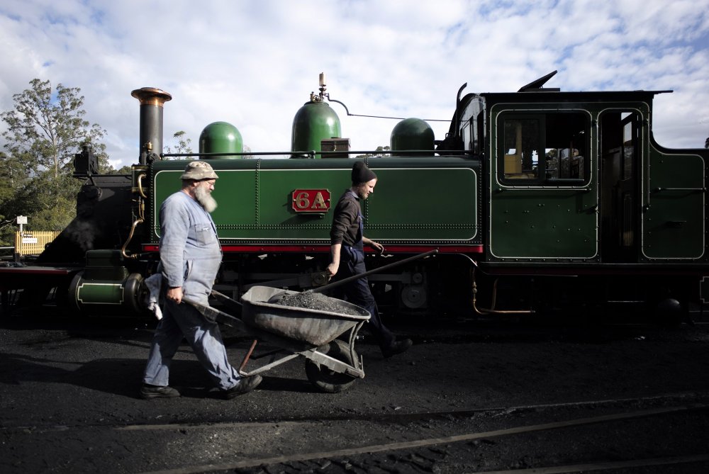 The last railway with locomotives in Australia