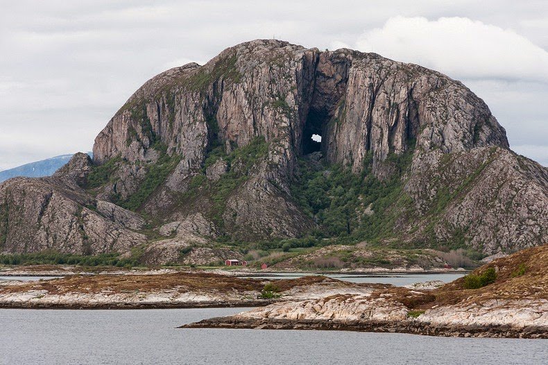 Torgatten - a mountain with a hole inside