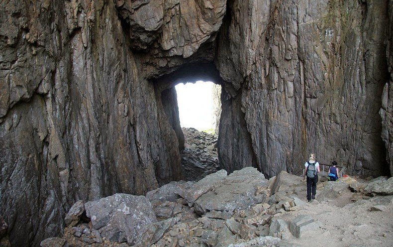 Torgatten - mountain with a hole inside