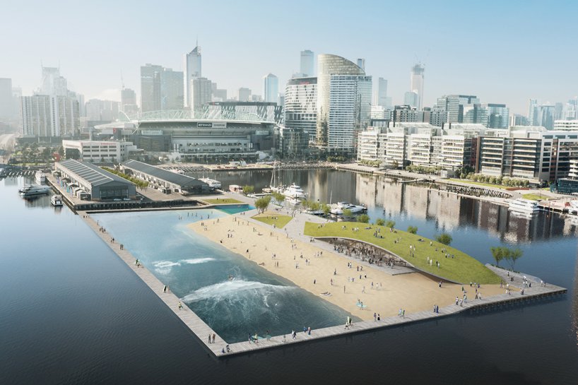 Floating Surf Park in Melbourne