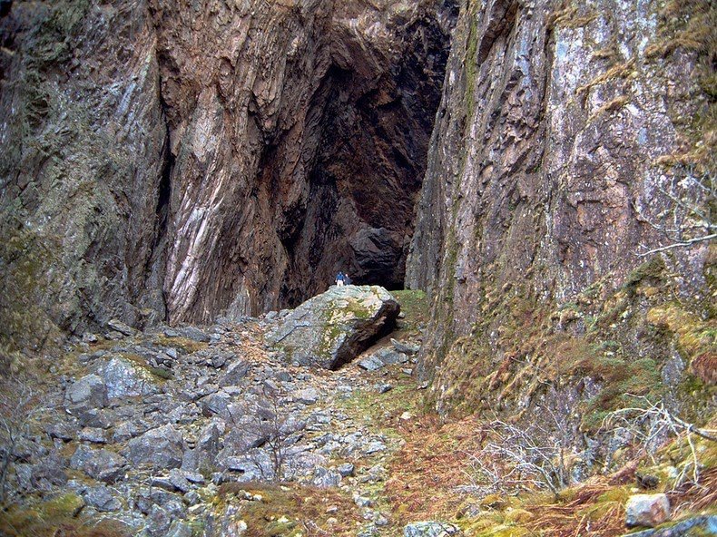 Torgatten - a mountain with a hole inside