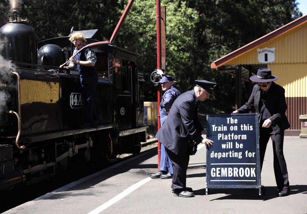 The last railway with locomotives in Australia