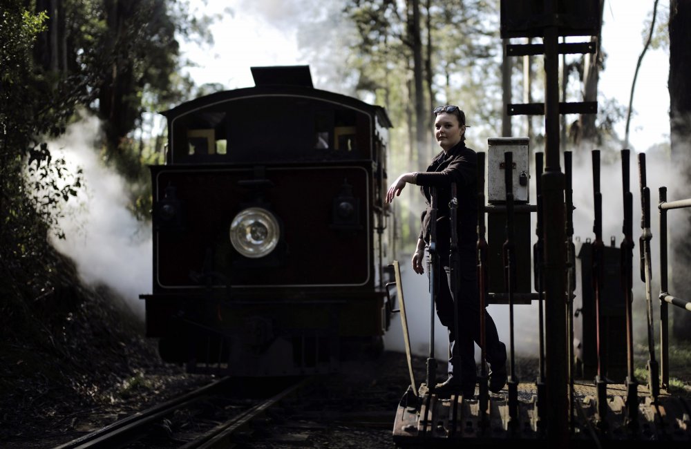 The last railway with locomotives in Australia