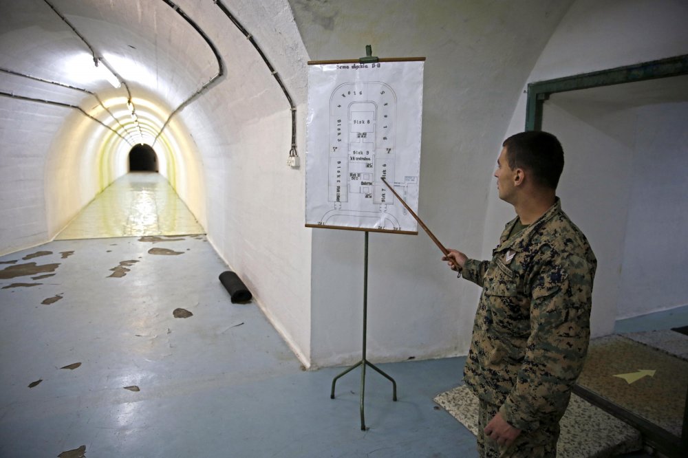 Подземный бункер югославского диктатора