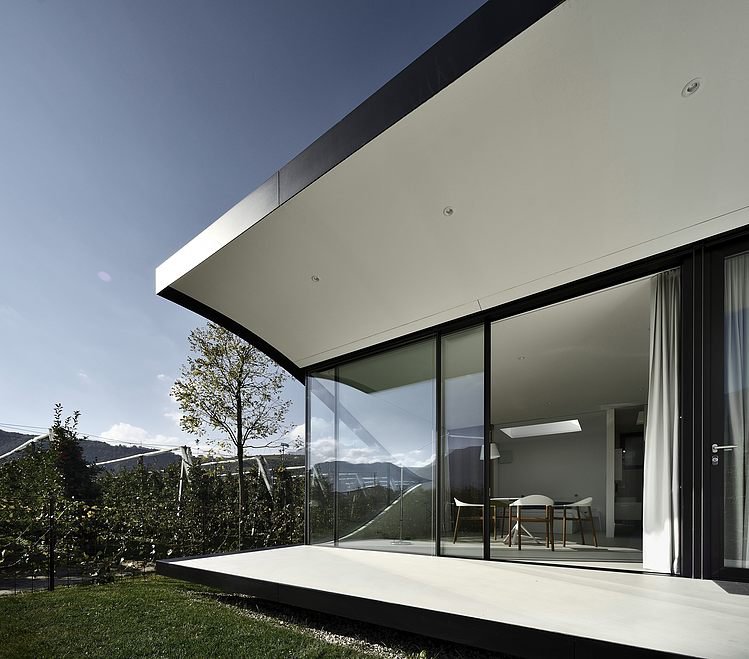 Mirror houses in the Dolomites