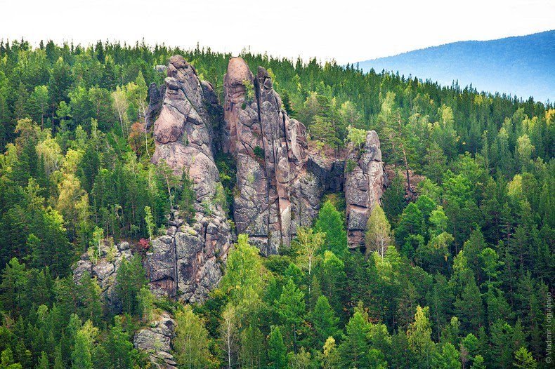 Krasnoyarsk poles are a Siberian miracle of nature