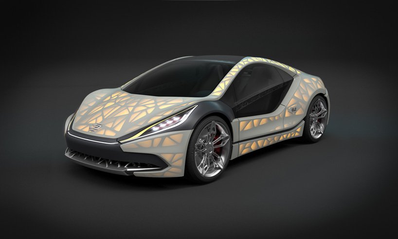 Light Cocoon - a car printed with a 3D printer