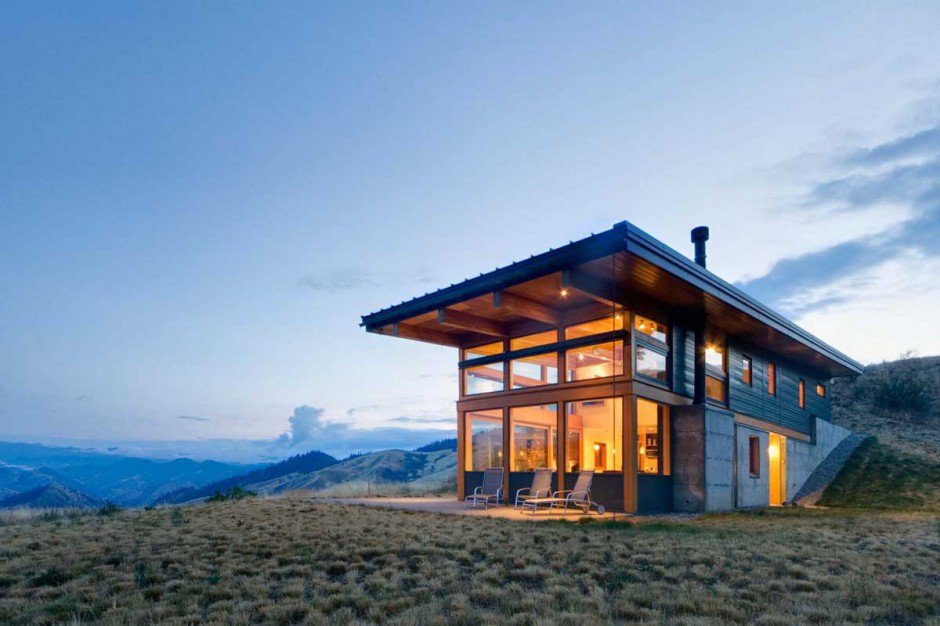 Nahahum Canyon House - необычный дом в каньоне