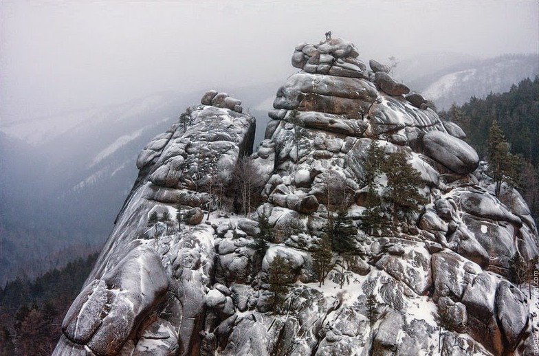 Krasnoyarsk poles are a Siberian miracle of nature